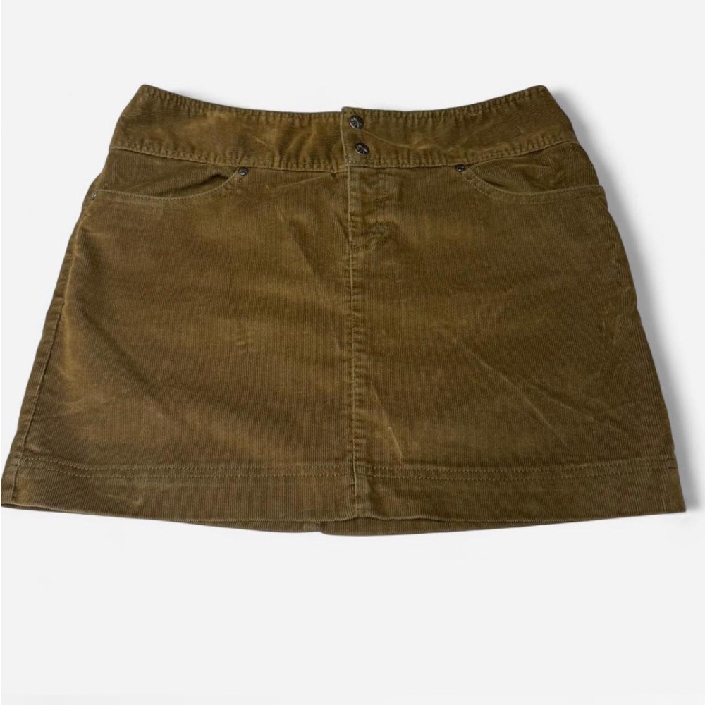 Athleta Brown Corduroy Mini Skirt
